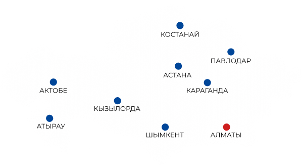 Карта Казахстана